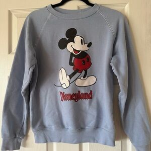Disney Light Blue Mickey Mouse Crewneck